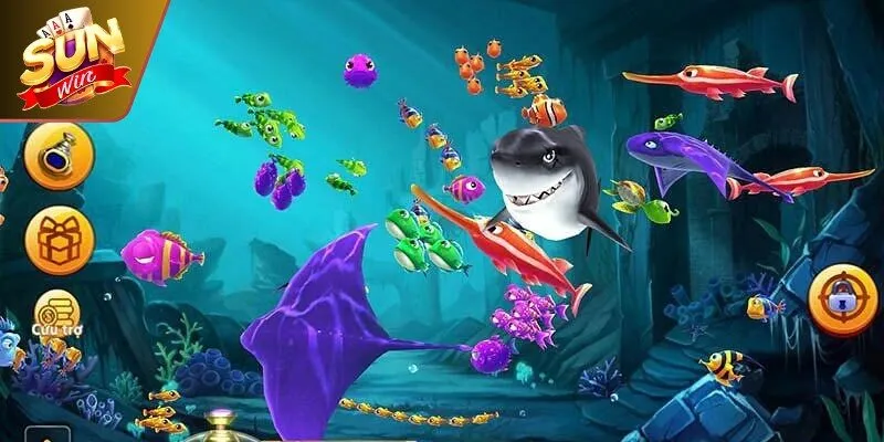 Các loại vũ khí cùng với trang bị trong trò chơi bắn cá lôi cuốn