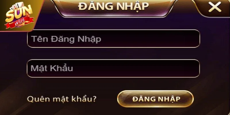 Giao diện sảnh chờ rực rỡ hiện ra ngay sau khi đăng nhập Sunwin thành công